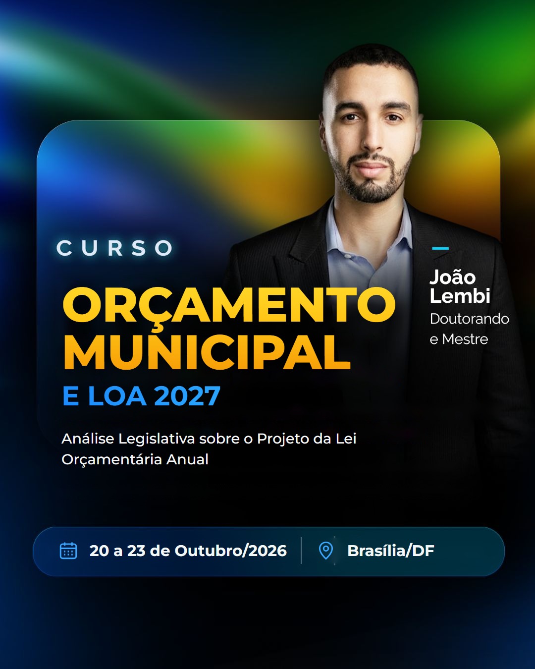 ORÇAMENTO MUNICIPAL E LOA 2027
